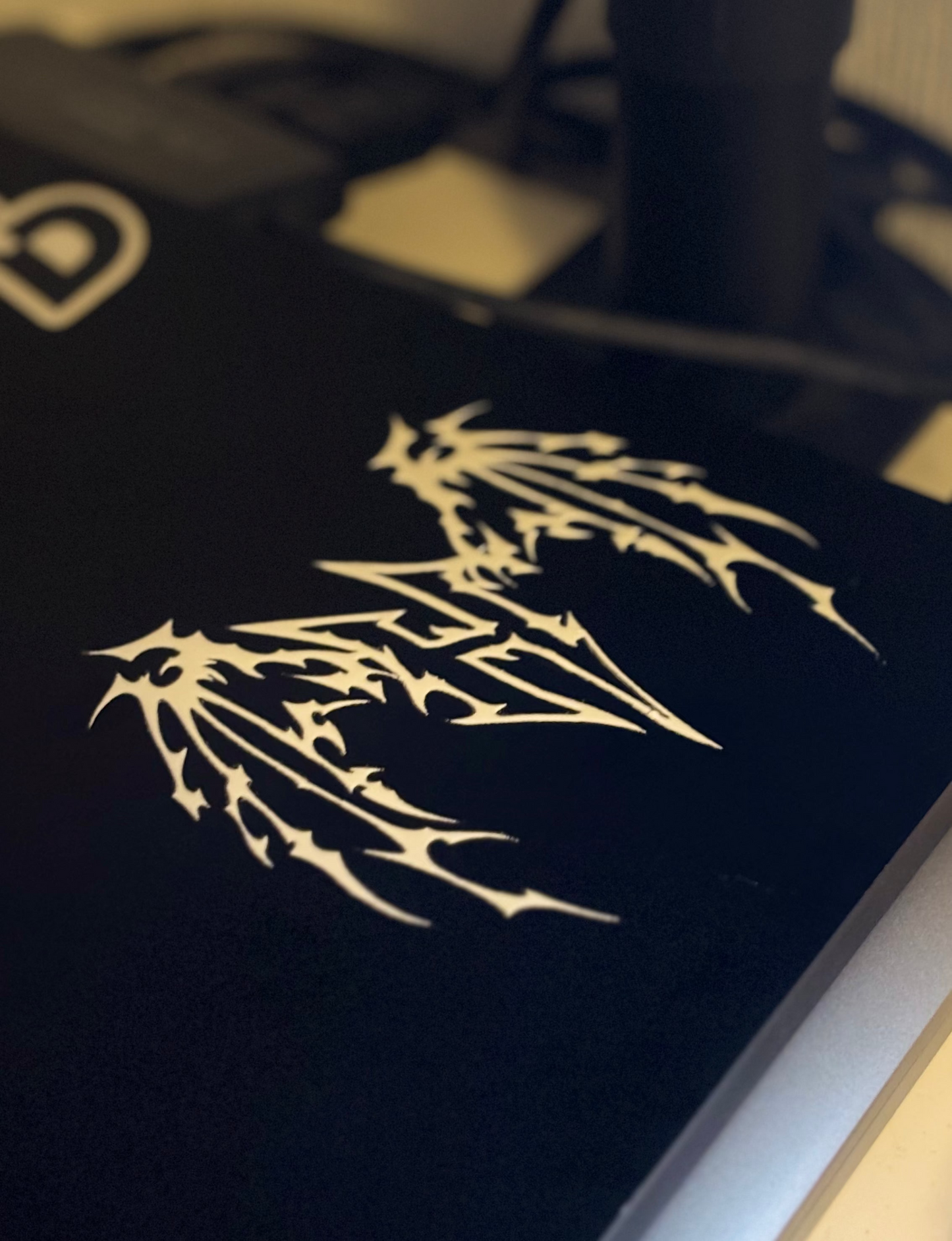 Hollow Racing Wings Sticker