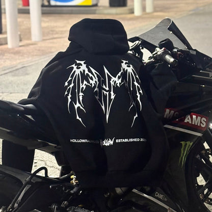 Hollow Racing Wings Hoodie