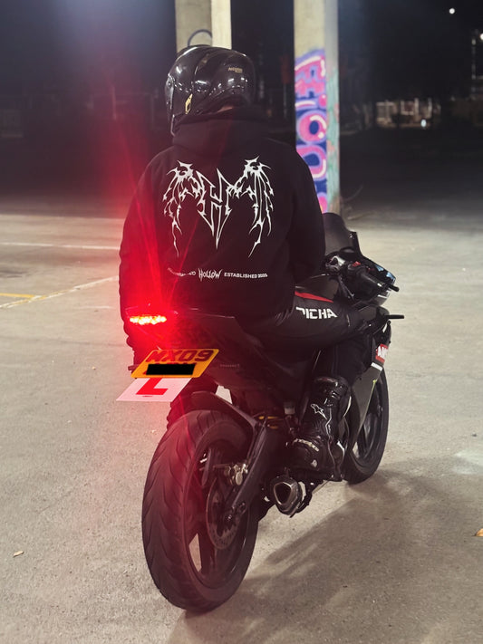 Hollow Racing Wings Hoodie